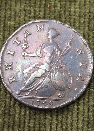 1749 george halfpenny - 1749, ii