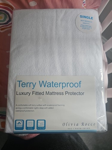 Single terry waterproof - single,