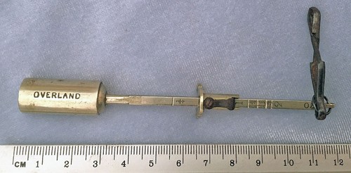 Rare antique metal bismar - *rare,