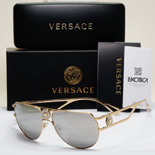Versace sunglasses gold silver - versace,