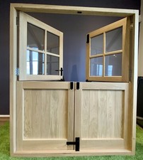 French Doors External Door Stable Solid Oak Shepherds Hut Glamping Pod