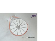 Rega Planar NAD Goldring GR1 & 2 - 50Hz TURNTABLE BELT Silicone 33 1/3 rpm ONLY