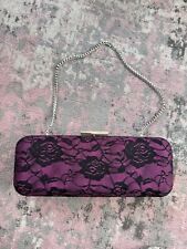 GHD Limited Edition Hard Carry Case Purple With Black Lace 
