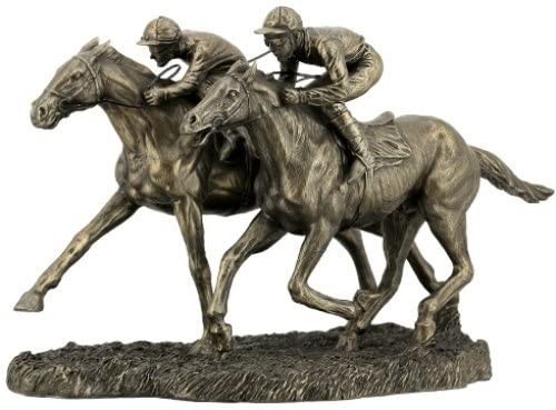 Two jockeys horse racing - horse,