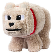 Minecraft Dennis Wolf Plush