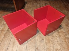 Ikea Expedit Red Door Inserts X2 (Out Of Production)