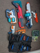 Set of NERF Guns with Vest