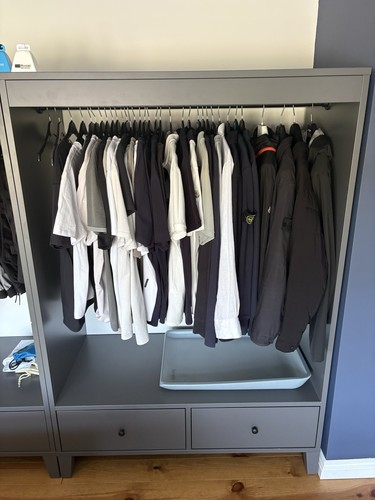 Ikea bryggja open wardrobe - bryggja, in