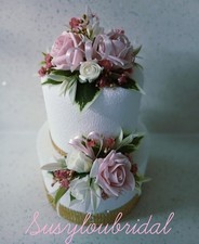 VINTAGE PINK & IVORY CAKE