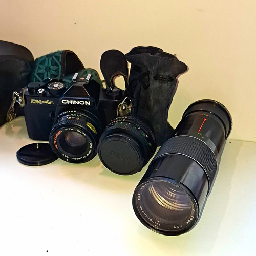 Chinon 35mm slr film - cm-4s,