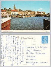 s24286 Shore Street Anstruther  Scotland  postcard 1992 stamp