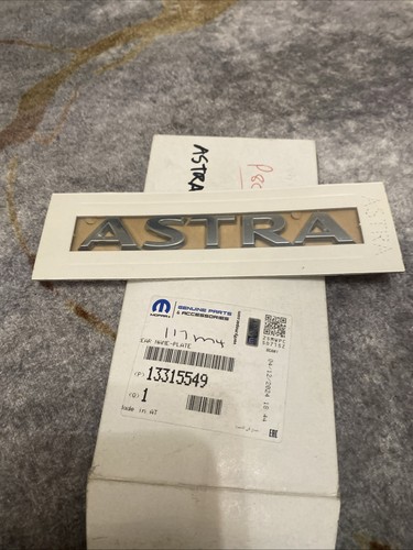 Genuine new vauxhall astra - genuine,