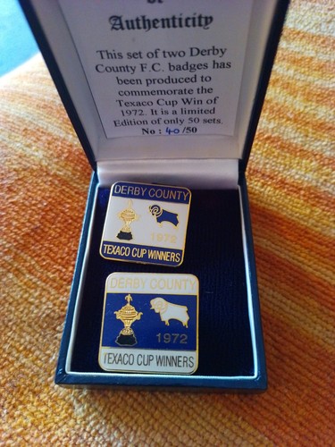 Derby county texaco cup - derby, f.c