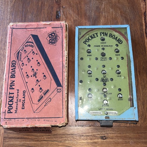 Vintage tin plate pocket pin - vintage,