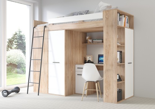 Loft bed bunk - bed, 200x80