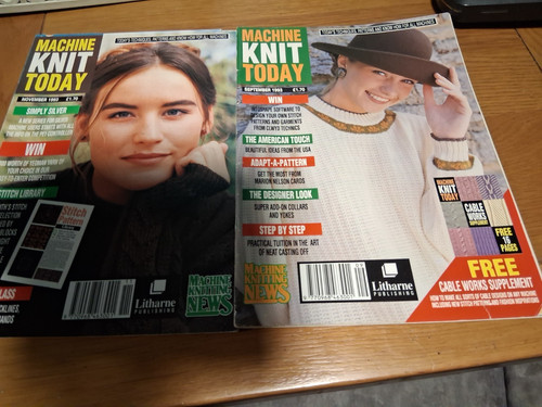Vintage machine knitting - vintage,