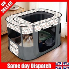 Foldable Pet Playpen Cat Dog