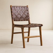 London Dining Chair Brown Real