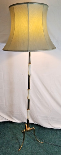 Vintage retro floor lamp - floor, lamp,brass