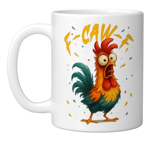Funny rooster quote ceramic - rooster,