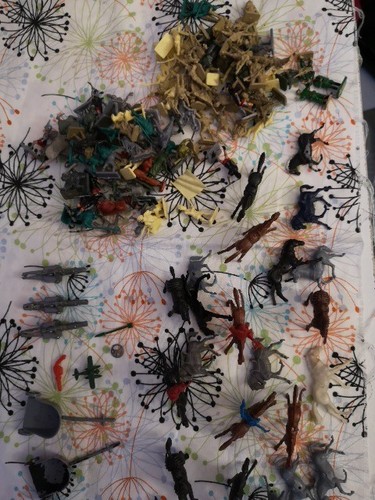 Vintage plastic toy figures - vintage,
