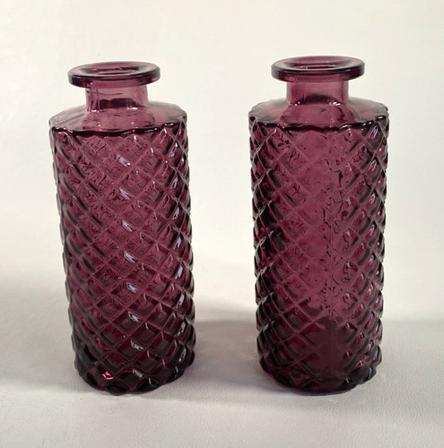 Set diamond cut purple - of,