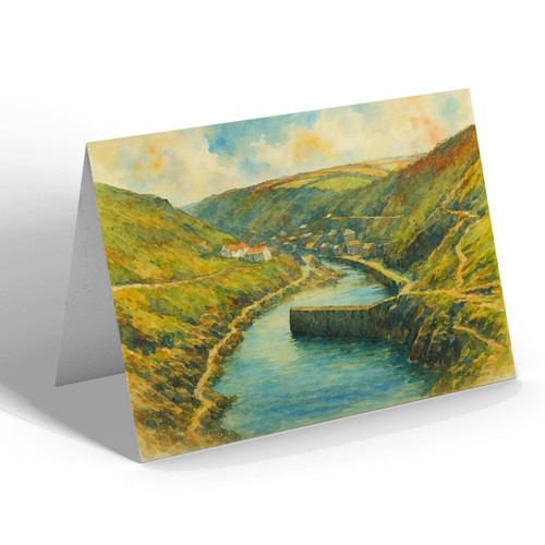 Greeting card boscastle - greeting,