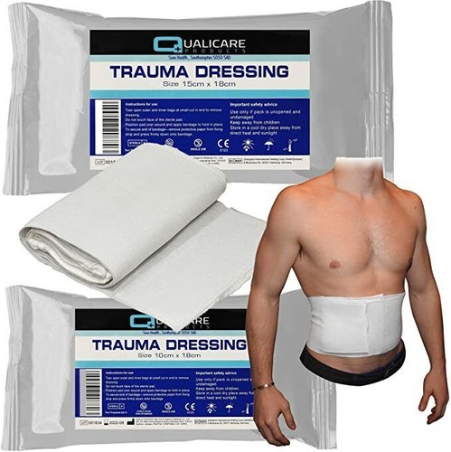 Trauma dressing sterile - dressing, "