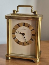 Tiffany & Co 8 Day 15 Jewels carriage clock of diminutive
