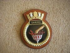Royal Navy HMS Daring ships crest