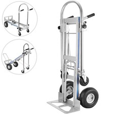 VEVOR 3 In 1 Aluminum Folding Hand Truck Trolley 350kg Heavy Duty Cart Dolly