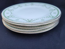 Antique Allertons Old English Bone China "The Ascot" Pattern Tea Plates x6