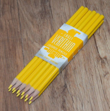 12 X NEW Vintage Eagle Berol Verithin Pencils Retro Canary Yellow 735 Pencil