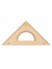 Large wooden triangle - wooden,