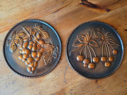 Pair copper pressed - pair, of