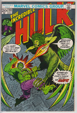 THE INCREDIBLE HULK # 168  VF+