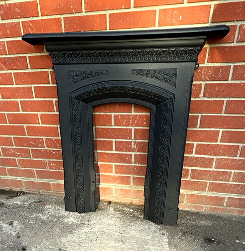 Victorian cast iron fireplace - victorian,