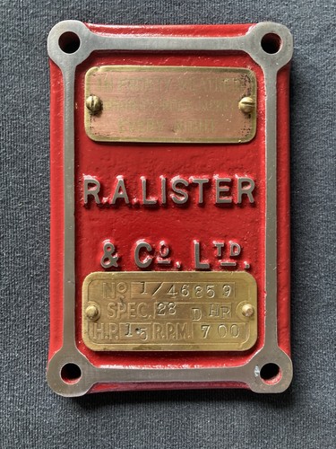 Vintage lister cast iron - vintage, r.a.
