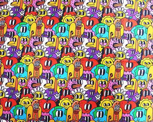 Crafts fabrics happy cartoon - happy,