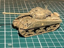 1/76 MMS Sherman Vc Firefly Model Tank Built Painted White Metal