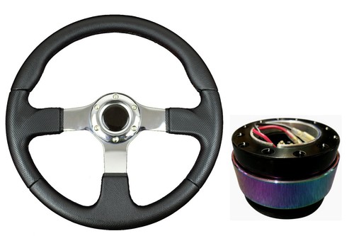 Chrome sports steering - chrome,