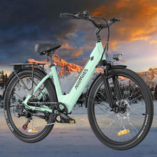 HillMiles Milecity Commuter Electric Bicycle 250W 36V 13AH E-Bike Adults 25KM/H