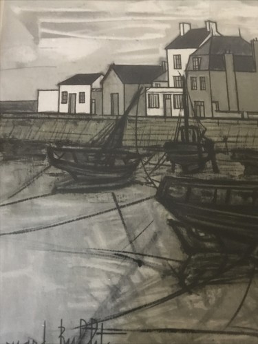 1955 bernard buffet boats - -,
