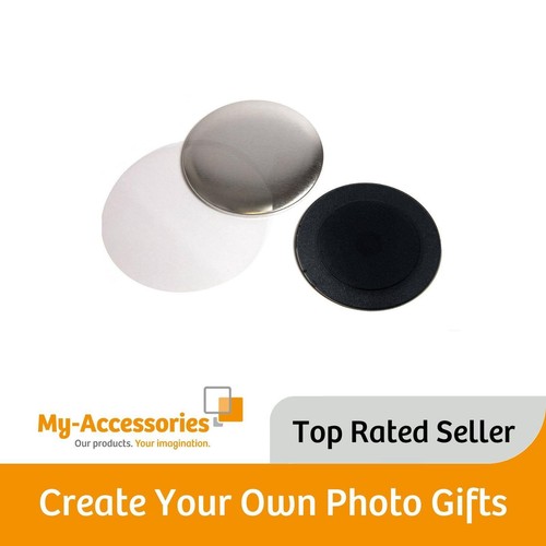 75mm round magnetic - round, back