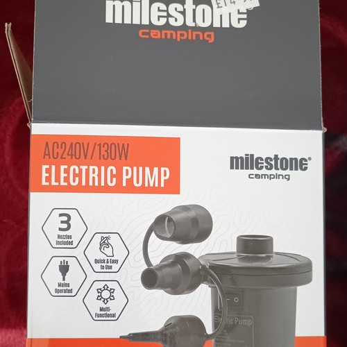 Milestone camping 240v mains - camping,