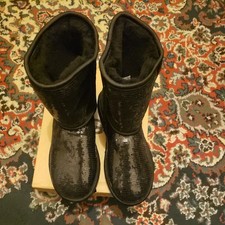 UGG® AUSTRALIA CLASSIC SHORT SPARKLES SEQUIN BOOTS UK 4.5 RRP £190