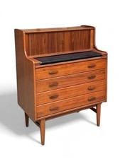 MID CENTURY TEAK DESK BUREAU C1960s SUPERIOR QUALITY WELTERS OF HIGH 