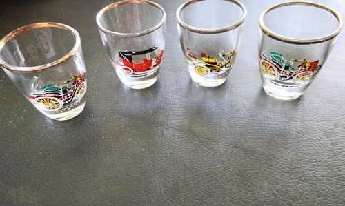 Vintage shot glasses - vintage, 1950s