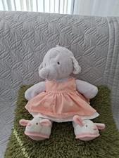 RARE VINTAGE MOTHERCARE PLUSH HUMPHREYS CORNER LOTTIE IN DRESS  BLUE LABEL 14" 