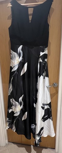 Coast floral satin maxi long - floral,